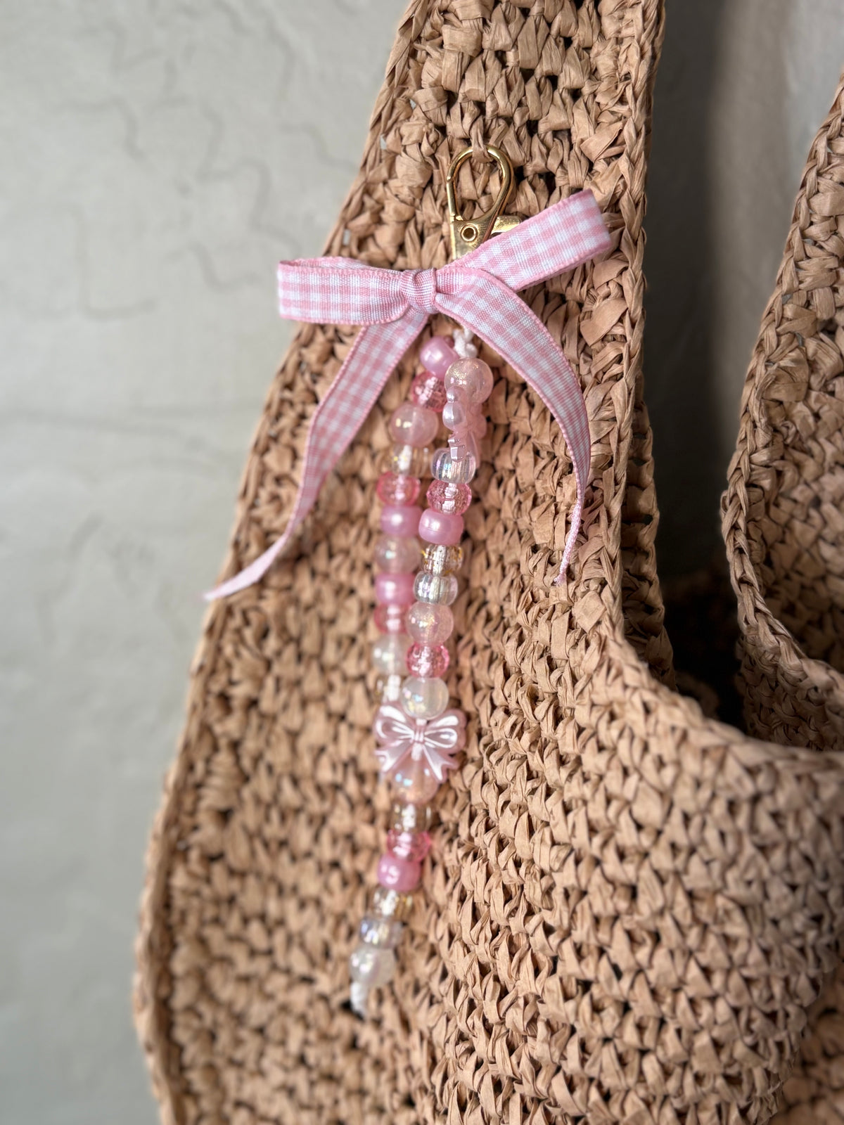 Pretty In Pink Bag Charm