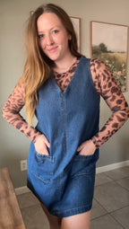 Leopard Print Long Sleeve Sheer Mesh Top