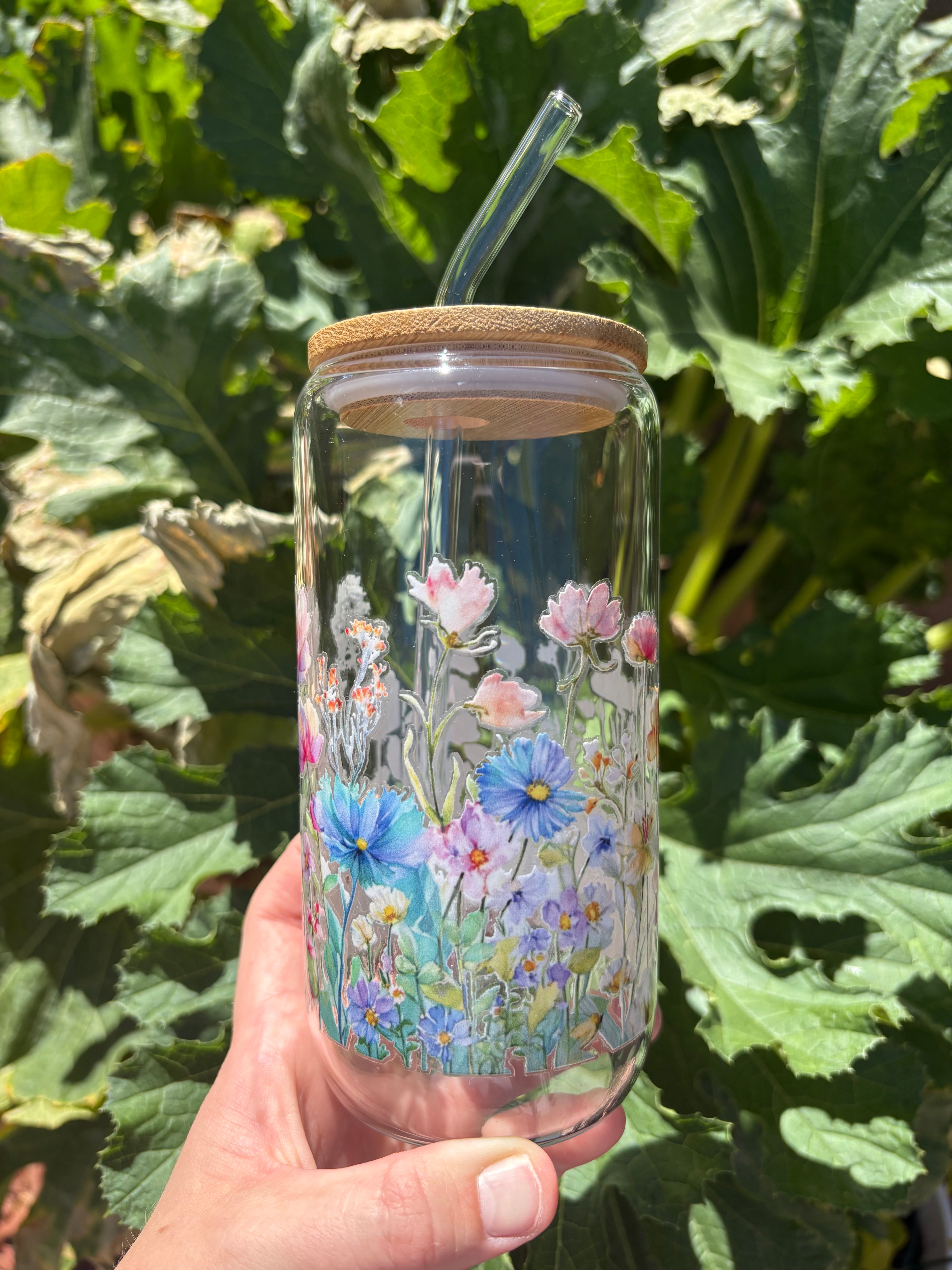 The Wicked Wildflower Glass