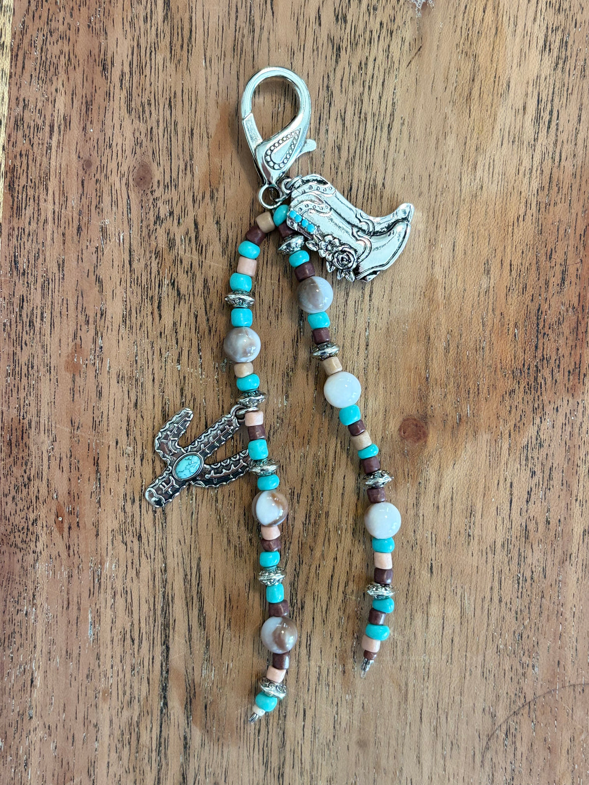 Western Boot Bag Charm