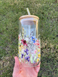 The Wicked Wildflower Glass