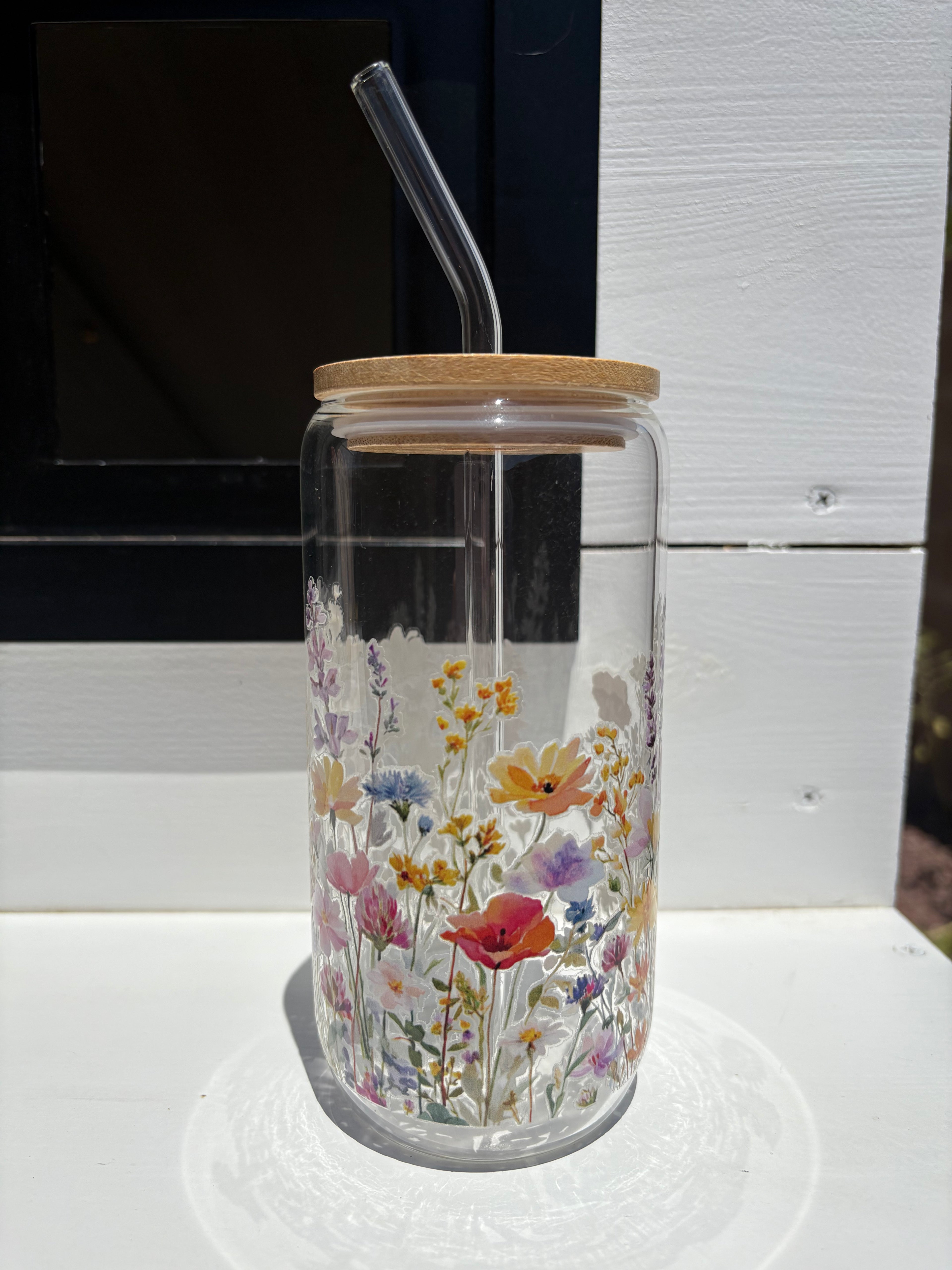 The Wicked Wildflower Glass