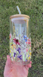 The Wicked Wildflower Glass