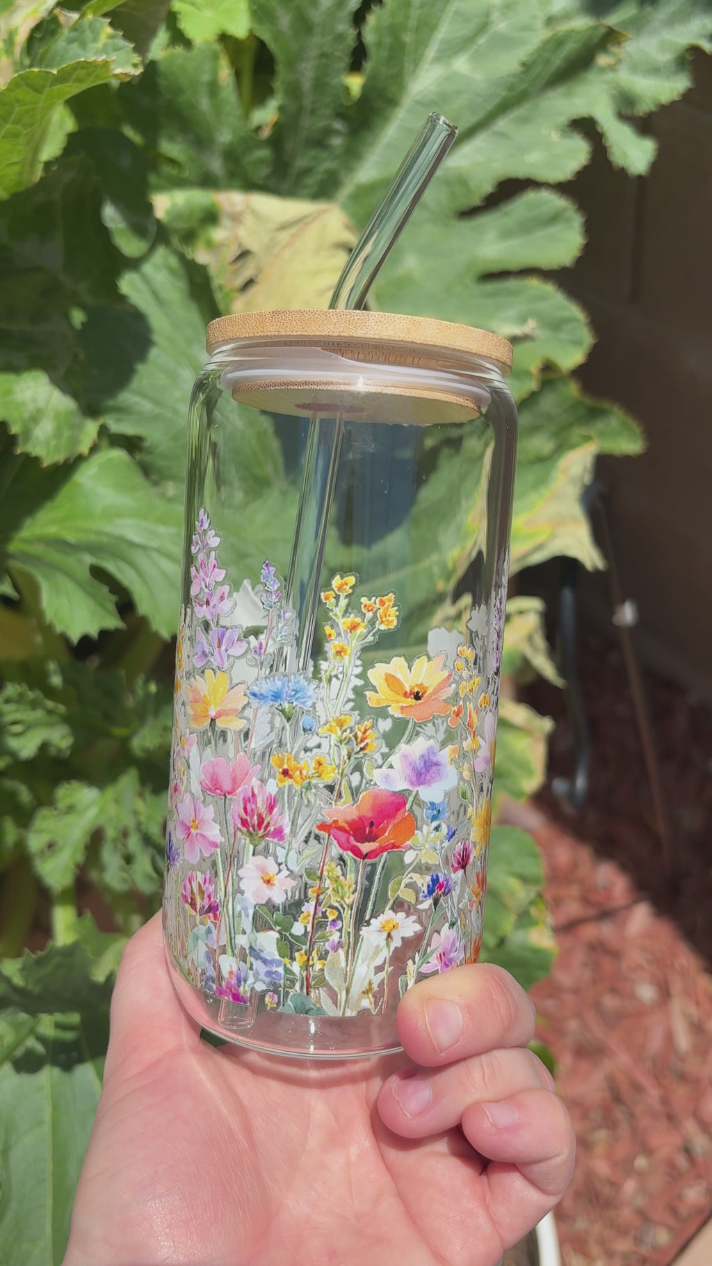 The Wicked Wildflower Glass