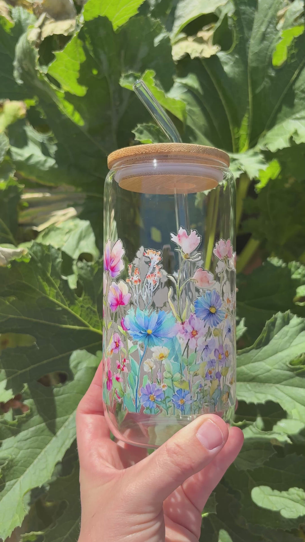 The Wicked Wildflower Glass